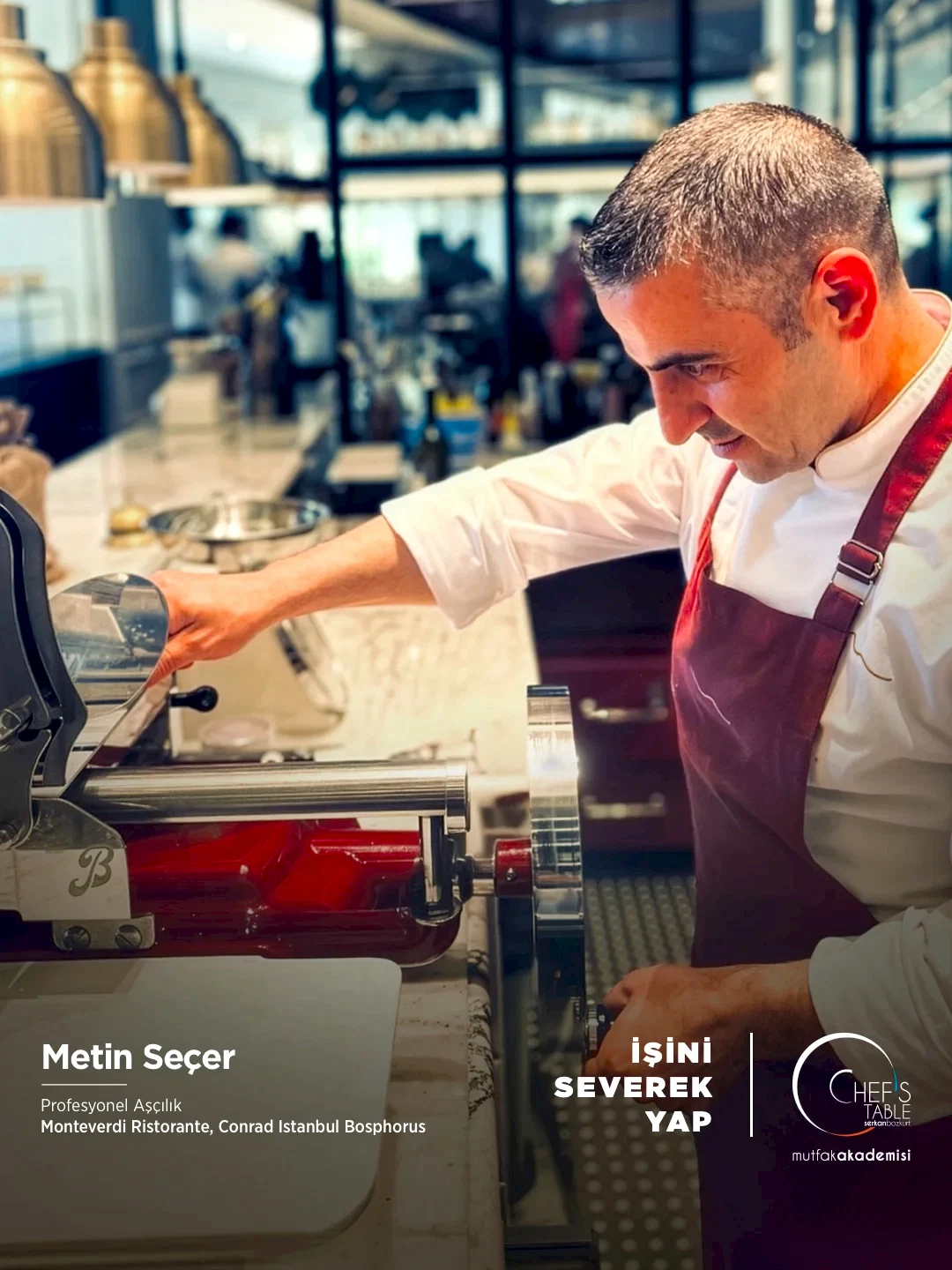 Metin Seçer, Monteverdi Ristorante, Conrad Istanbul Bosphorus’da! 